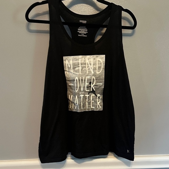 Danskin Black 'Mind Over Matter' Tank Top - Picture 1 of 9